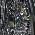 24x9 24x10 Chrome Silver Wire Wheel Rim